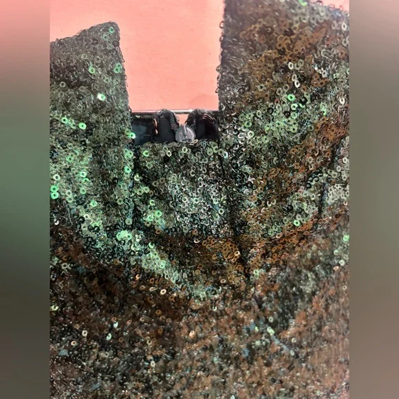 Black Halo Lena Jumpsuit in green, Size: 0 - Picture 9 of 15